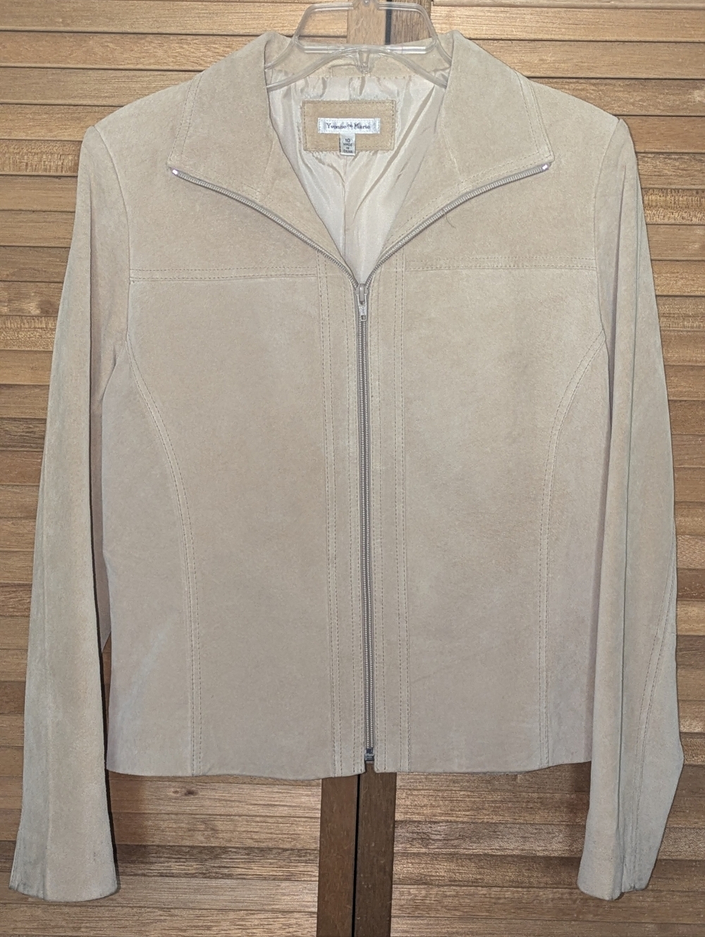 🤎SALE🤎Vintage Yvonne Marie 100% Leather Zip-Front Jacket